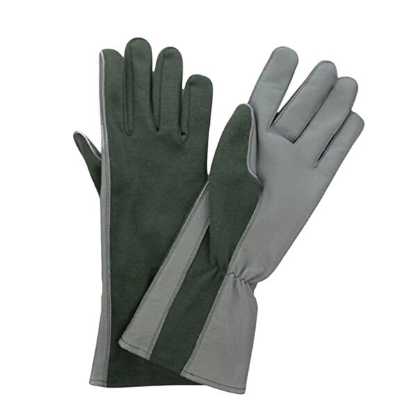 Military Uniform Supply Nomex Flight Gloves - Sage Green, Size 7 - Picture 1 of 2